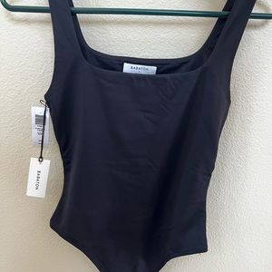 Black Aritzia Babacon Contour Bodysuit - S